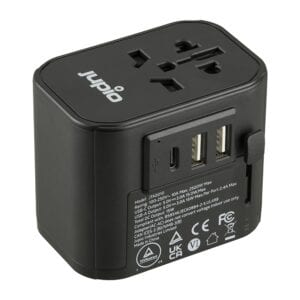 Jupio JTA0010 (Jupio  Jupio Travel Adapter 2x USB-A 1x USB-C 15.5W TüV)