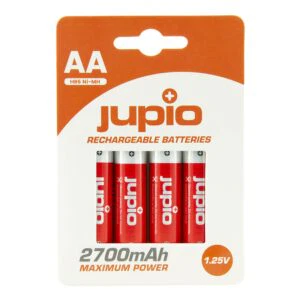 Jupio JRB-AA2700 (Jupio  Rechargeable Batteries AA 2700 mAh 4 pcs VPE-10)