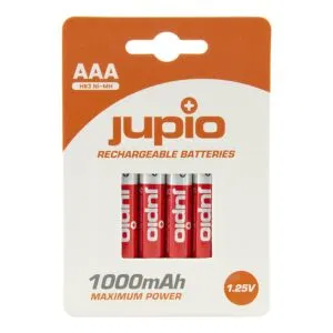 Jupio JRB-AAA1000 (Jupio  Rechargeable Batteries AAA 1000 mAh 4 pcs VPE-10)