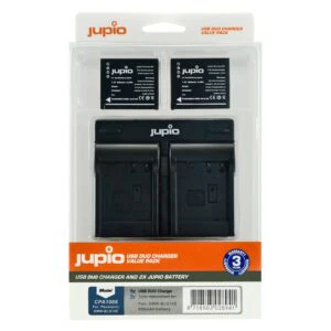 Jupio CPA1006 (Panasonic Jupio Value Pack: 2x Battery DMW-BLG10 + USB Dual Charger)