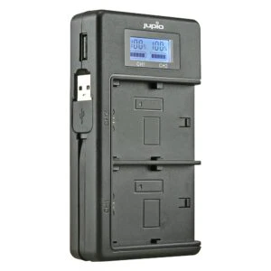 Jupio JDC2011 (Sony  Jupio USB Dedicated Duo Charger LCD for Sony NP-FM50, NP-F550/F750/F970)