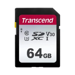 Transcend TS64GSDC300S (Transcend  Transcend 64GB SDXC Class 10 UHS-I U3 V30 (R 100MB/s | W 20MB/s))