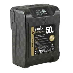 Jupio BVM0020 (V-Mount  ProLine Extreme 50 V-Mount battery 3350mAh (50Wh) - LCD Display, USB-C PD 65W in/output, D-Tap in/output and USB-A output)