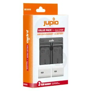 Jupio CCA1014 (Canon  Jupio Value Pack: 2x Battery LP-E6P *ULTRA* 2600mAh + USB Dual Charger)