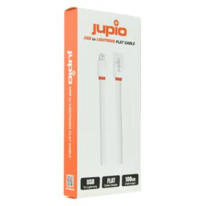 Alternative view of Jupio CAB0020 (Apple  Jupio Flat Cable Lightning to USB WHITE 1M)
