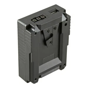 Alternative view of Jupio BVM0010 (V-Mount  ProLine Square V-Mount battery (Cine-cameras/RED Raven/Dragon/...) 14.8v 3200mAh (47Wh) - LED Indicator, D-Tap and USB 5v DC Output)