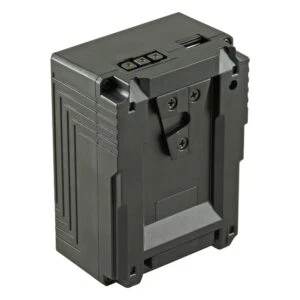 Alternative view of Jupio BVM0011 (V-Mount  ProLine Square V-Mount battery (Cine-cameras/RED Raven/Dragon/...) 14.8v 6400mAh (95Wh) - LED Indicator, D-Tap and USB 5v DC Output)