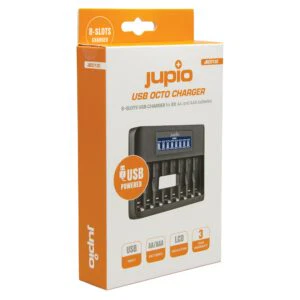 Alternative view of Jupio JBC0130 (Jupio  Jupio USB 8-slots Octo Battery Charger LCD)