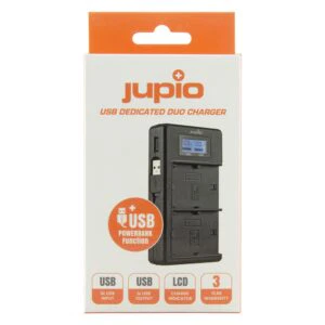 Alternative view of Jupio JDC2008 (Nikon  Jupio USB Dedicated Duo Charger LCD for Nikon EN-EL15(A/B/C)))