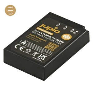 Alternative view of Jupio COL0302 (Olympus  PS-BLS5 / PS-BLS50 *ULTRA C* (USB-C input) 1250mAh)