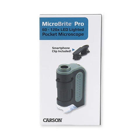 Carson Handmicroscoop MM-350 MicroBrite Plus 60-120x met Smartphone Adapter - Afbeelding 3