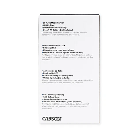 Carson Handmicroscoop MM-350 MicroBrite Plus 60-120x met Smartphone Adapter - Afbeelding 4