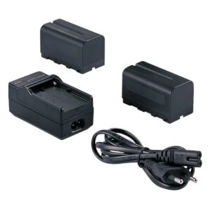 Falcon Eyes 2 x Accu NP-F750 + Acculader SP-CHG voor LED Lamp