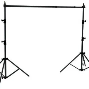 Alternative view of Linkstar Achtergrond Systeem + Doek Grijs 2,9 x 5m