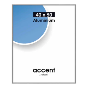 Nielsen Fotolijst 52523 Accent Glanzend Zilver 40x50 cm