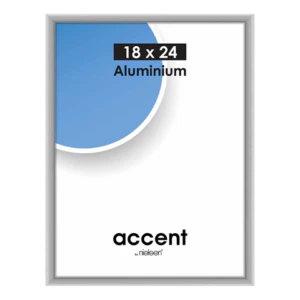 Nielsen Fotolijst 53424 Accent Mat Zilver 18x24 cm