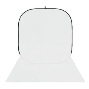 Alternative view of StudioKing Background Board BBT-01-20 Wit/Zwart 400x150 cm