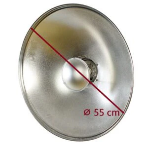 Alternative view of StudioKing Beauty Dish SK-BD550 55 cm voor Falcon Eyes