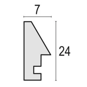 Alternative view of Zep Fotolijst BC723W Dora White 20x30 cm