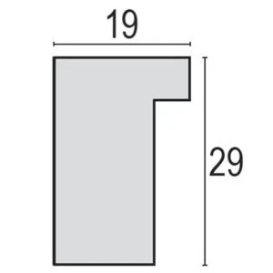 Alternative view of Zep Fotolijst V5957B Niki Black 9x13 / 13x18 cm