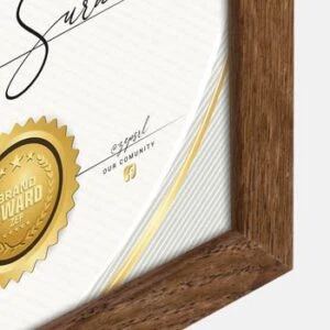 Alternative view of Zep V4729N Certificate Brown 29,7x42 cm