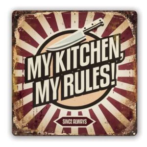 Zep Wall Art My Kitchen LL695 30x30 cm